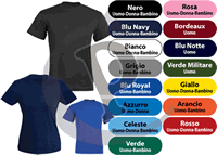 T Shirt Personalizzate Low Cost Import 130 g/m2